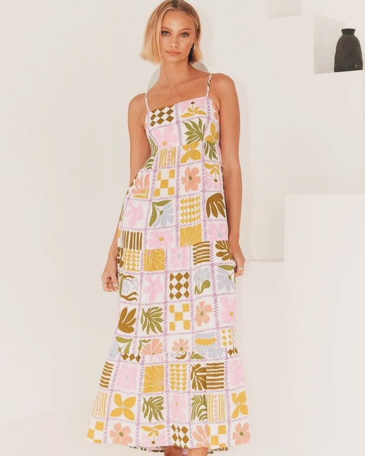 DeVerano Print Maxi Dress