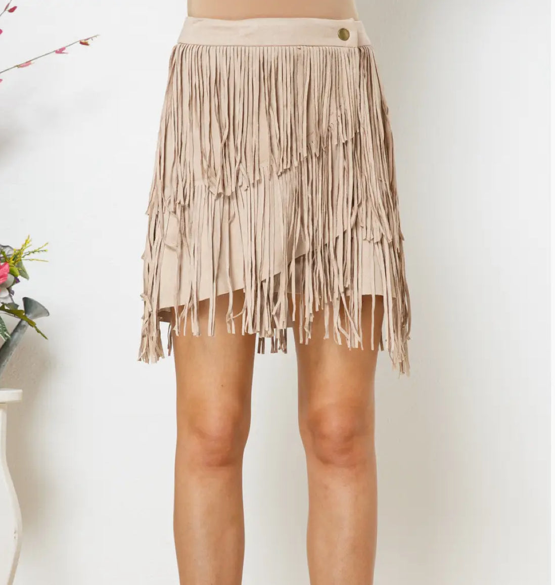 Country Road Fringe Skirt