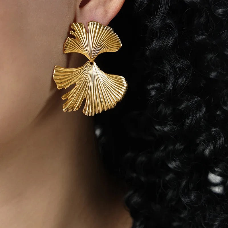 Butterfly Flower Earrings