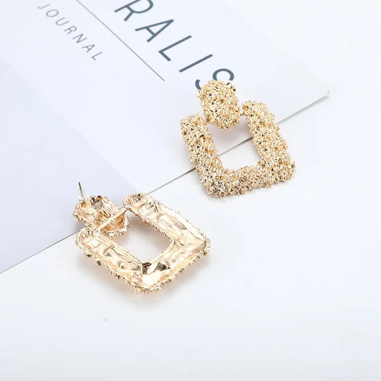 Lux Statement Drop Earrings