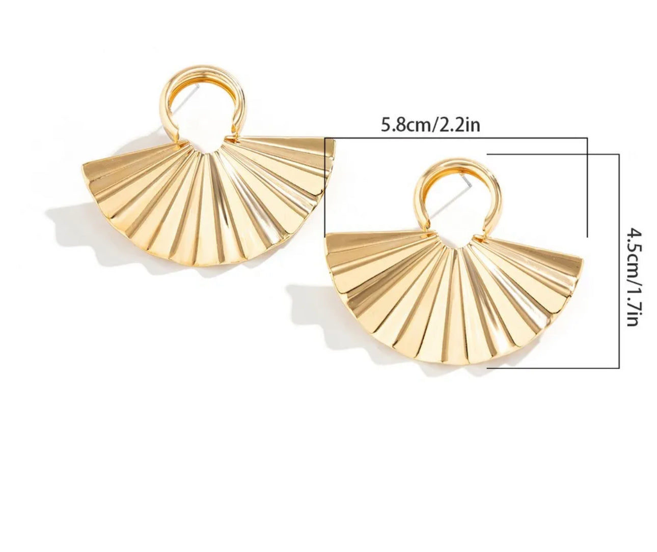 Buchae Fan Earrings