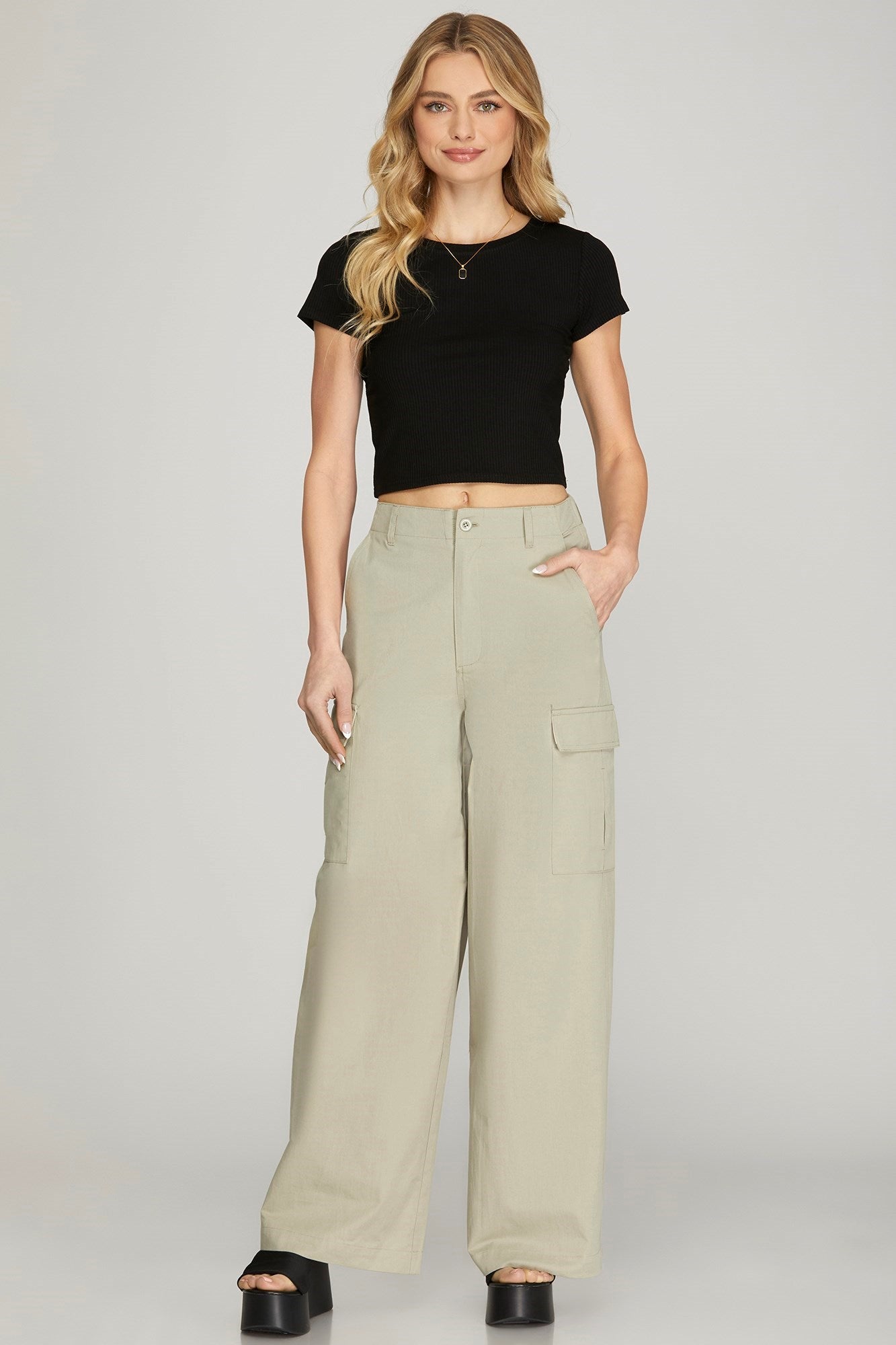 Pretty Olive Cargo Pants