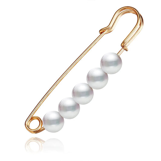 Pearls Brooch Pin